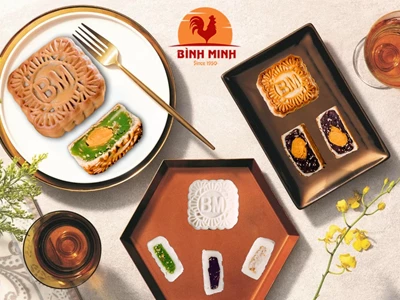 Quà Tết Đoàn Viên ý nghĩa - Bánh trung thu cao cấp Bình Minh 